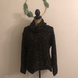 3/30 Boho chunky turtleneck sweater